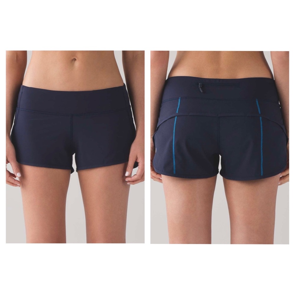 LULULEMON Speed Shorts Midnight Navy